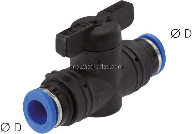 Absperrhahn 6mm, IQS-Standard