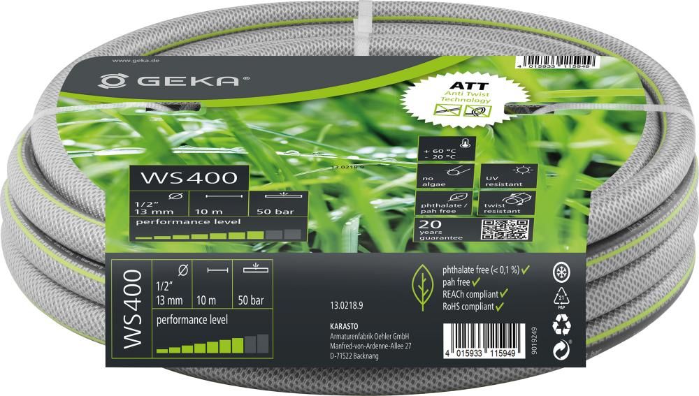 Wasserschlauch WS400 1/2"/13 mm 10 m GEKA plus