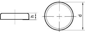 Flachgreifer-Magnet NdFeBohne Gewinde 6x4,5mm FORMAT
