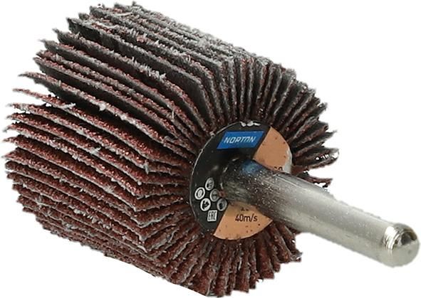 Fächerschleifer m.Schaft R207Plus 30x30x6 P80