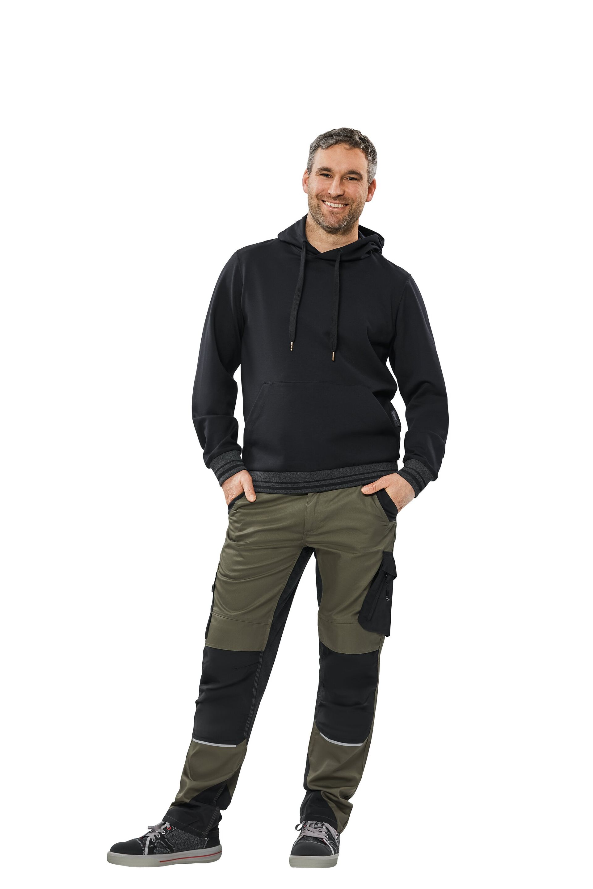 Planam Match Hoodie Outdoor schwarz Gr. S