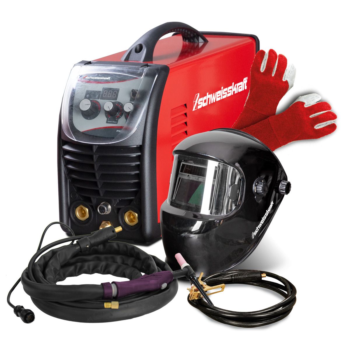WIG-Inverter Schweisskraft EASY-TIG 181 DC Aktionsset
