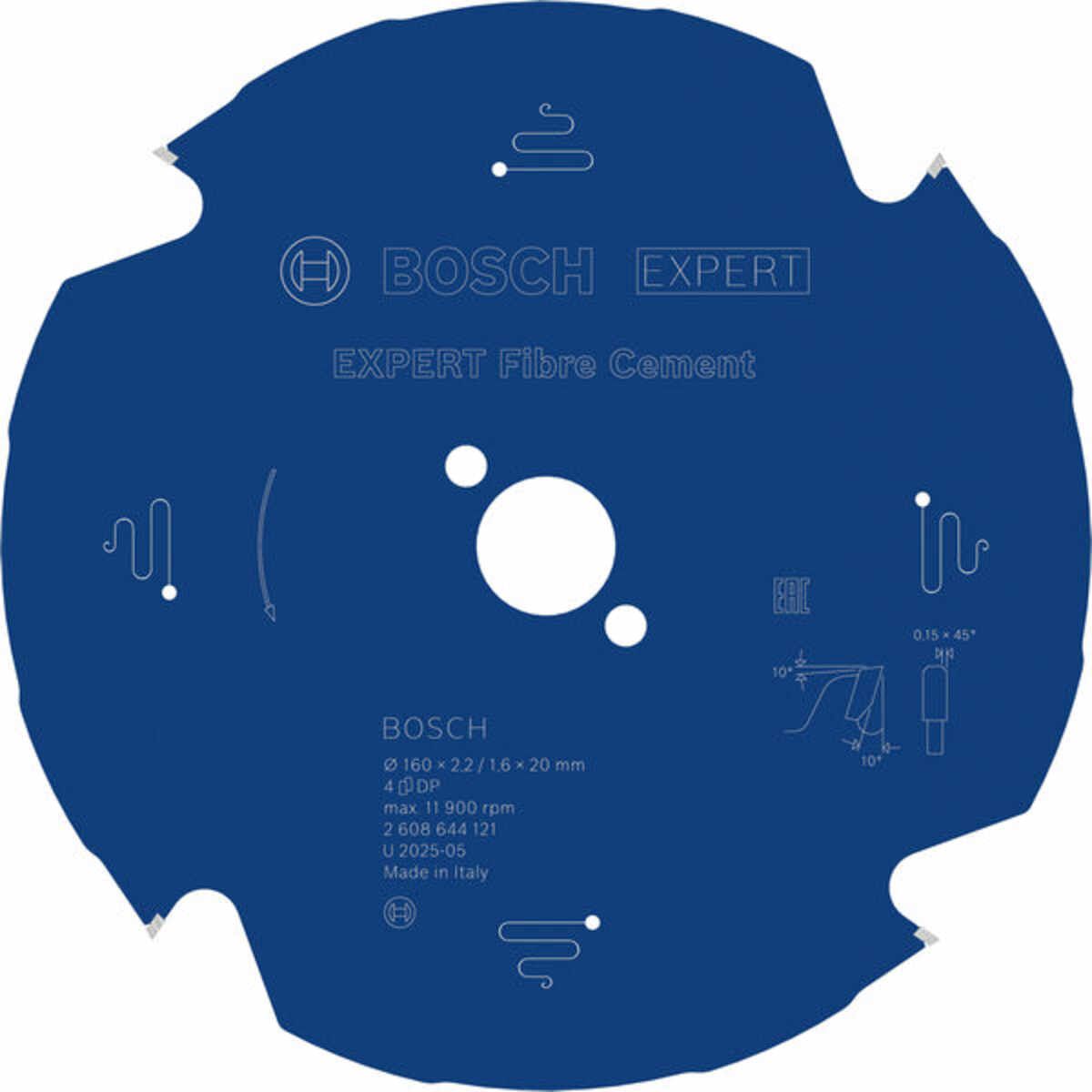 EXPERT Fibre Cement Kreissägeblatt, 160x2,2/1,6x20 mm, Z4