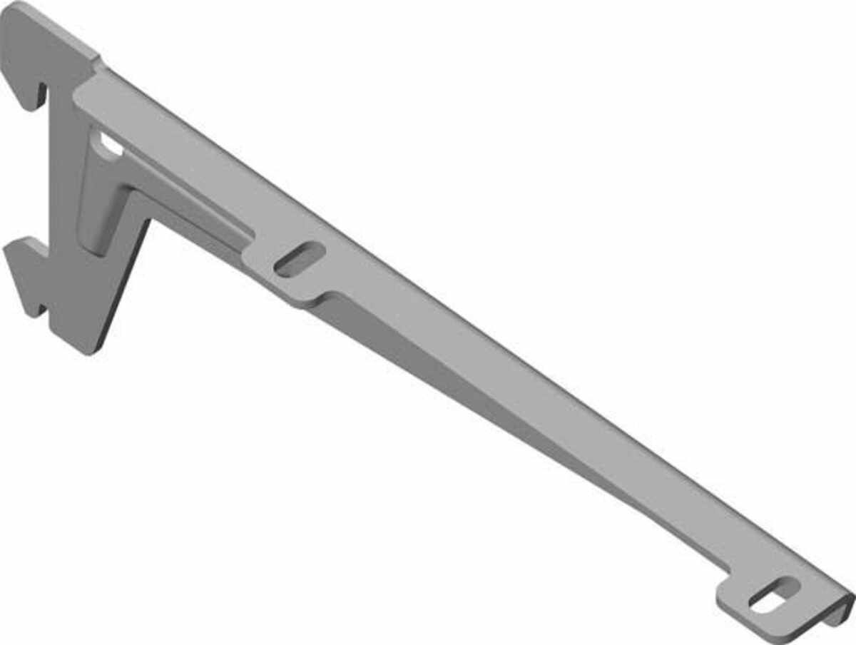 Winkelträger silberfarbig180mm