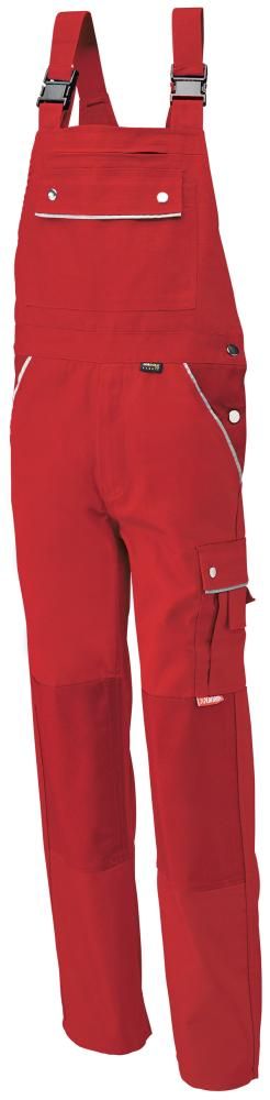 Latzhose,Canvas,320 g/qm,Gr.44,rot