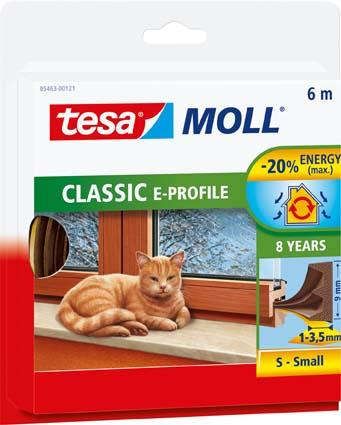 E-Profil-Dichtung braun 6m:9mm tesa 5463