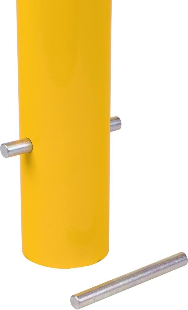Rammschutzpoller H1600xD76 mm zum Einbetonieren Stahl beschichtet ge/schw