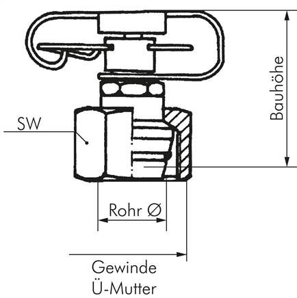 Steck-Messanschluss 6 L-Dichtkegel
