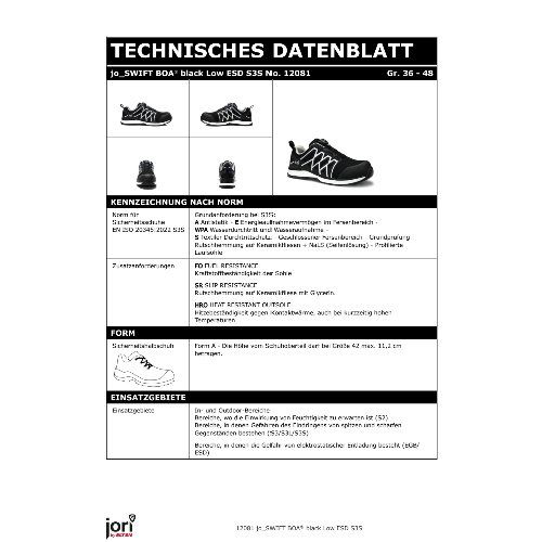 Elten Sicherheitshalbschuh jo_SWIFT BOA Low ESD S3S