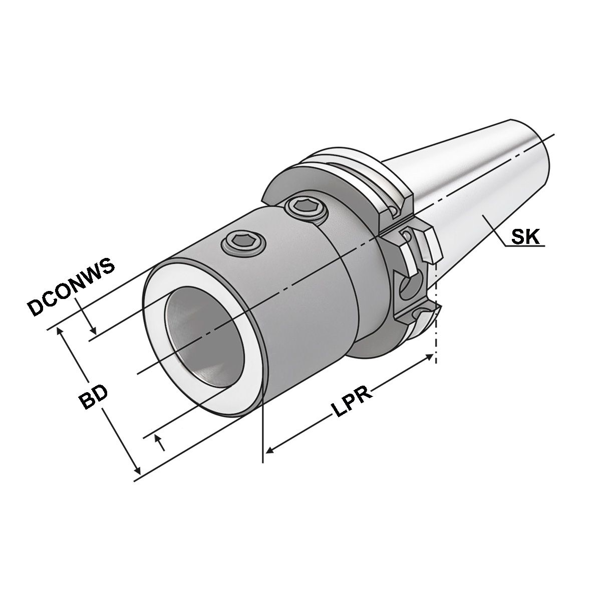 Bohrerhalter SK 40-32-75  DIN 69871 AD/B