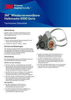 3M 6300L 3M Mehrweg-Halbmaske Large 6300