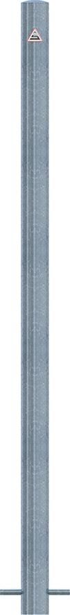 Absperrpfosten verzinkt H1300xD60 mm zum Einbetonieren