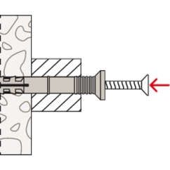 Nageldübel N 5x50/25 S (100)