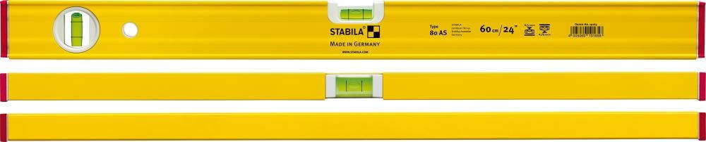 Wasserwaage LM 80AS 20cm pulverbeschichtet Stabila