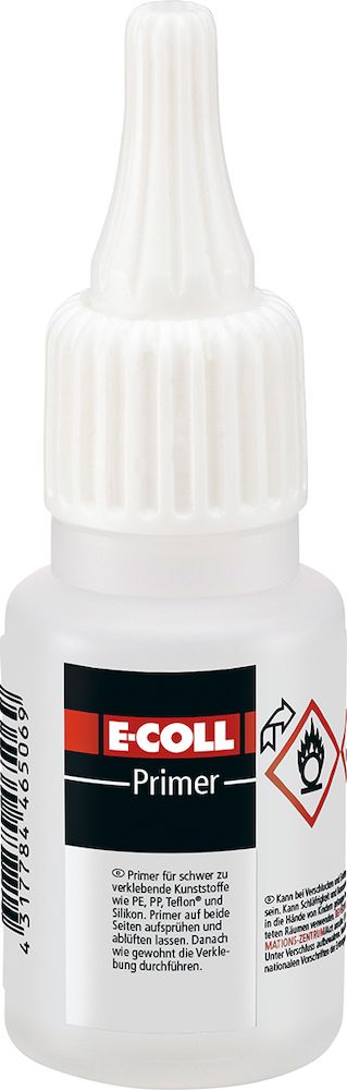 E-Coll Pe/PP-Klebeset, 20g Kleber, 15ml Primer