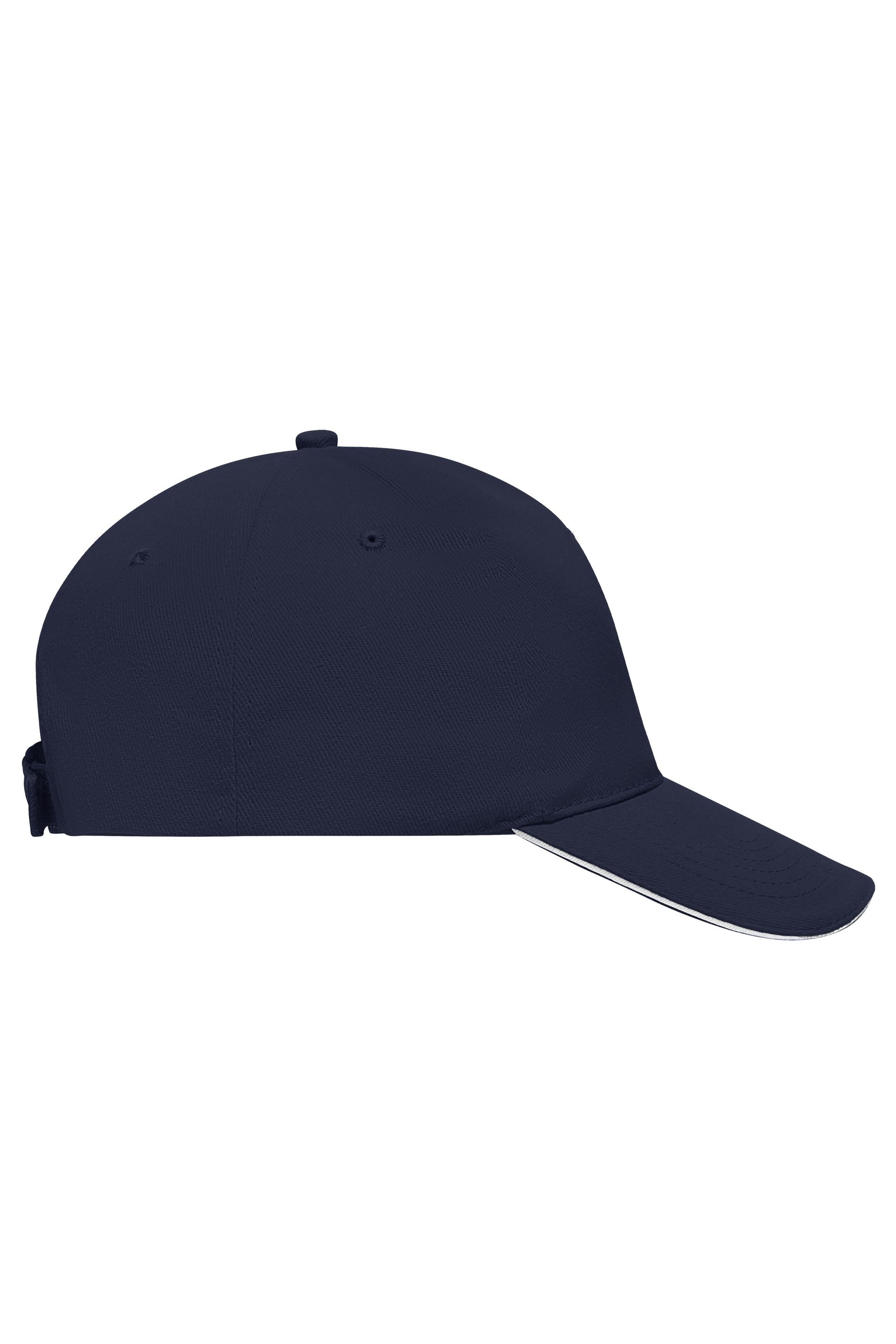 5 Panel Cap mit kontrastfarbigem Sandwich