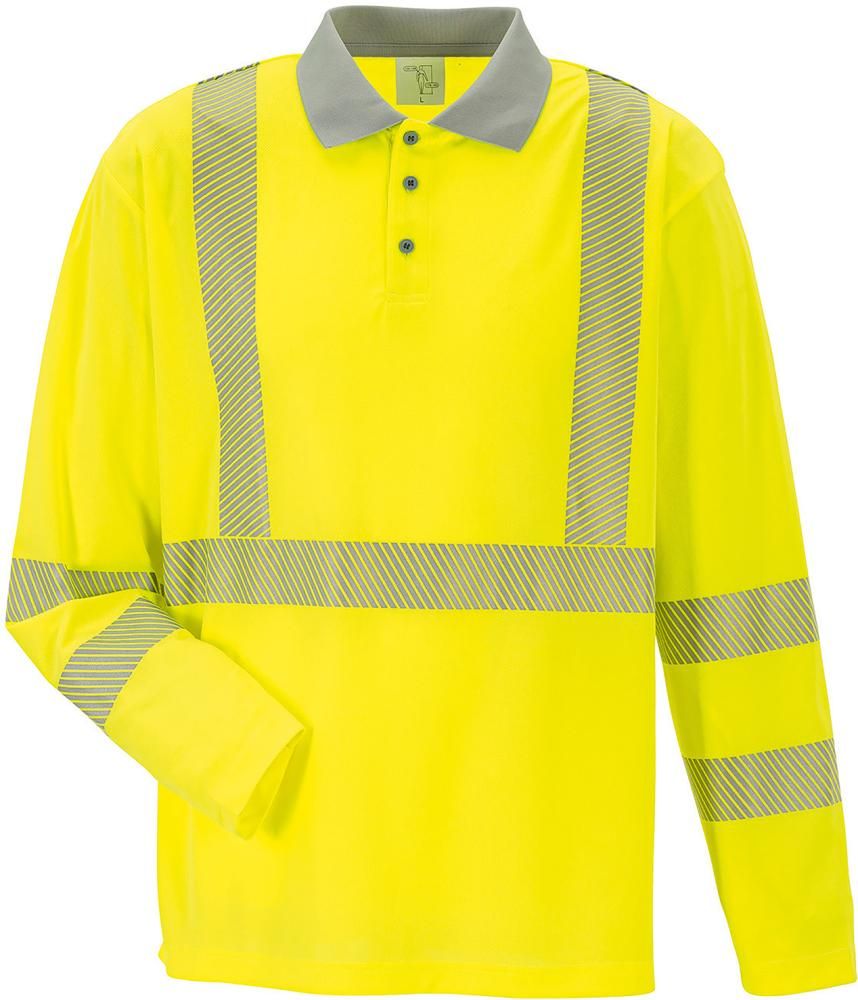 Norit Warnschutz, Polo 1/1, gelb/zink, S