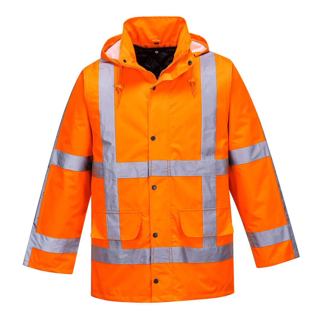 Portwest R460 Warnschutz-Winterjacke, Orange, Gr. 2XL