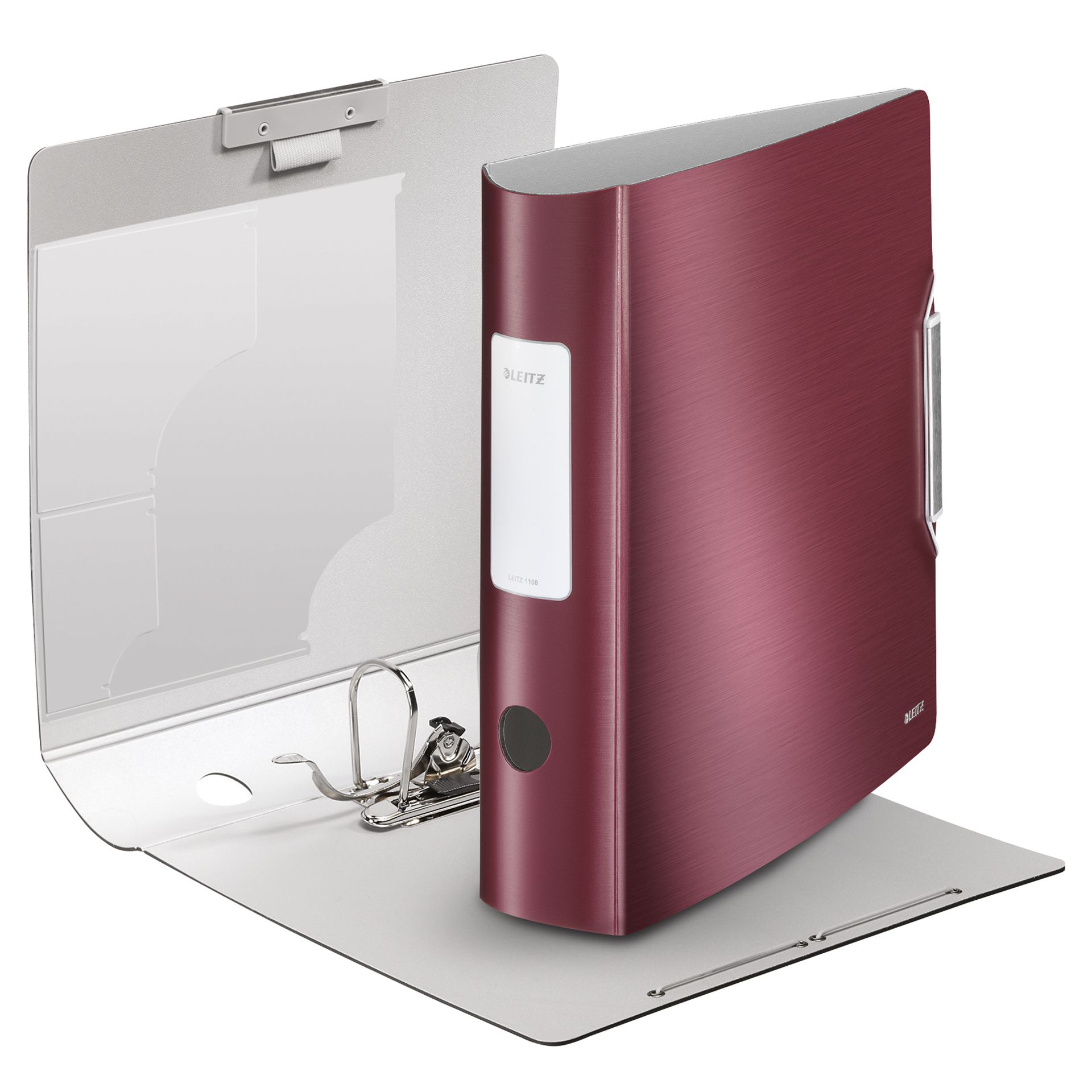 Ordner Active Style DIN A4 82mm PP granat rot