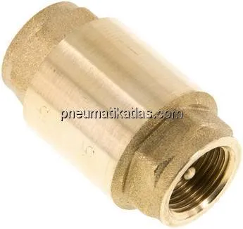 Rückschlagventil (Vakuum), G 1/2", PN 25, Messing