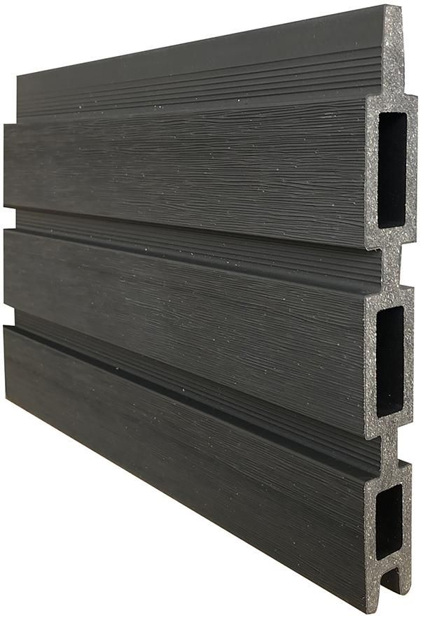 WAREN-Serie, 175x180cm ca. 175 x 180cm, CHARCOALsilber oder anthrazit WPC-Steckzaun-Set