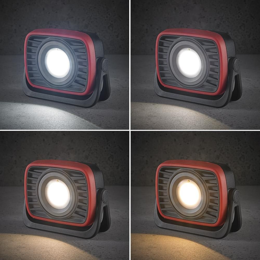 Mini-Akku-Arbeitsleuchte 300-1500Lumen 2700-6500K in 4 Stufen FORMAT