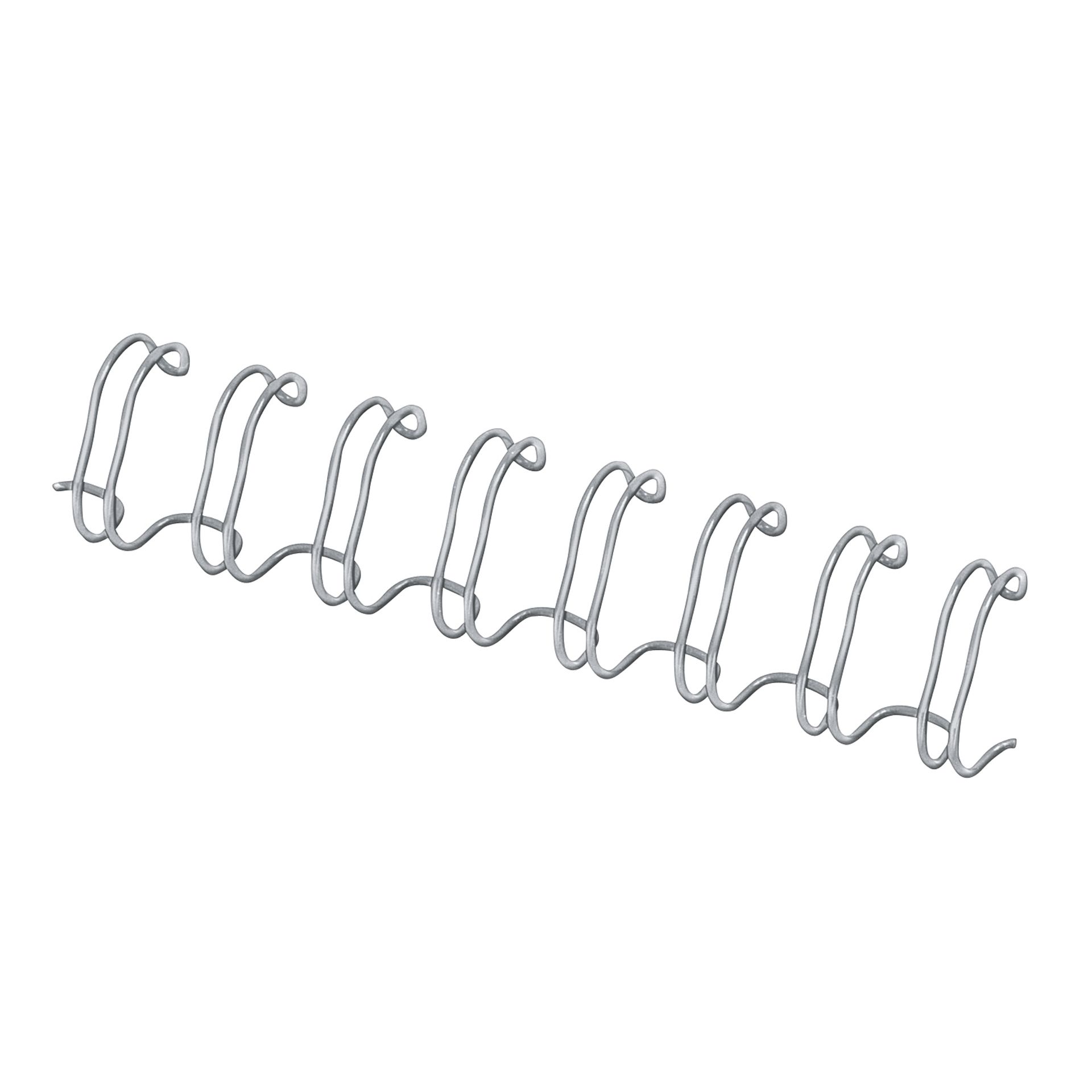 Drahtbinderücken DIN A4 12mm silber 100 St./Pack.