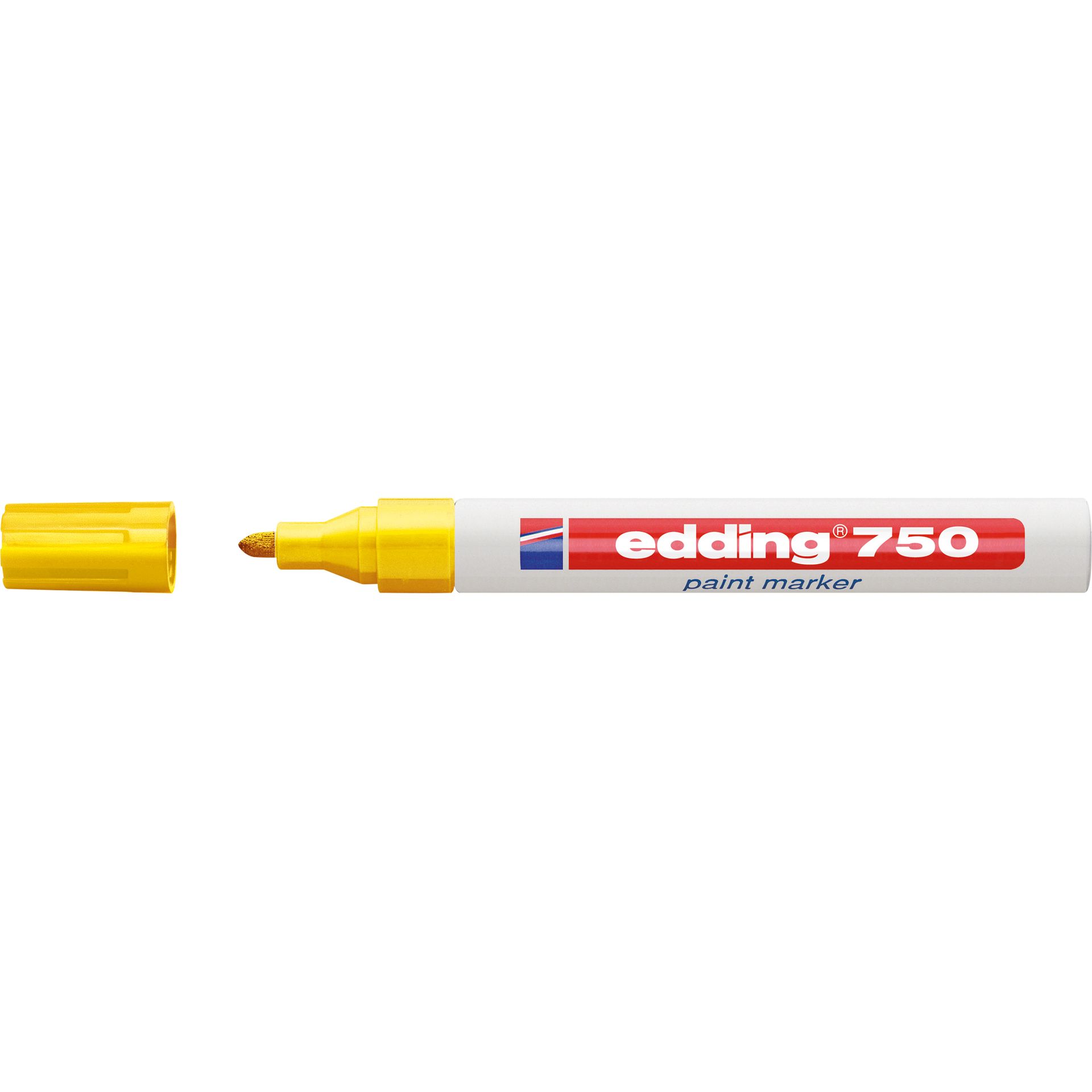 Lackmarker 750 2-4mm Rundspitze permanent gelb
