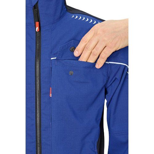 Jacke Performance kornblau/schwarz Gr. 2XL FORTIS