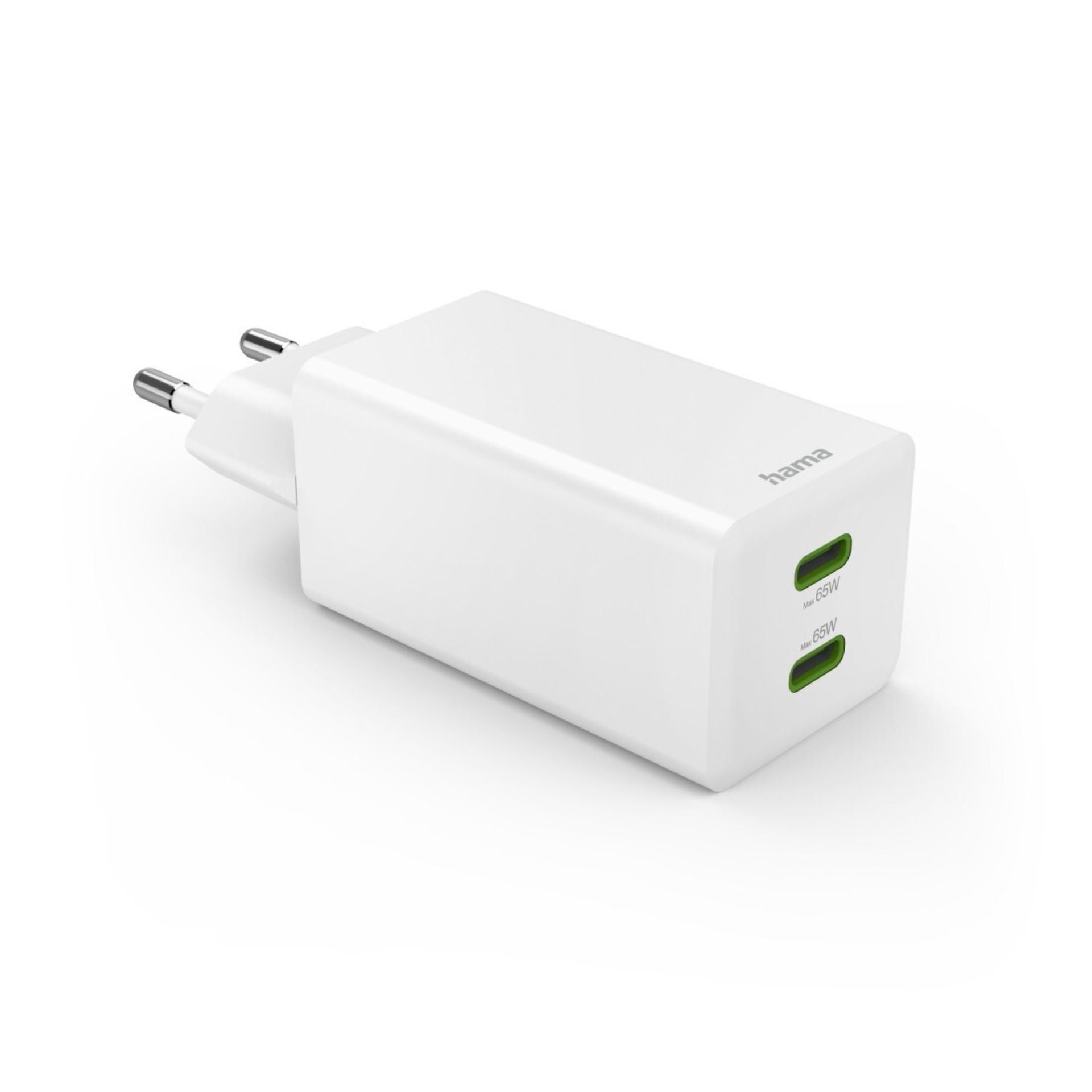 Schnell-Ladegerät 2xUSB-C PD 65W ws