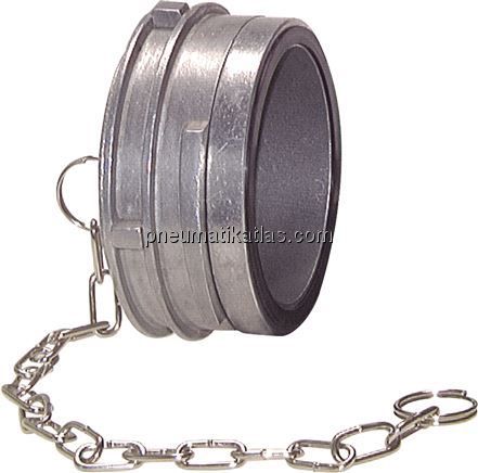 Guillemin-Verschluss mit Verriegelung, Edelstahl, 2" (Dichtfäche 68 mm)