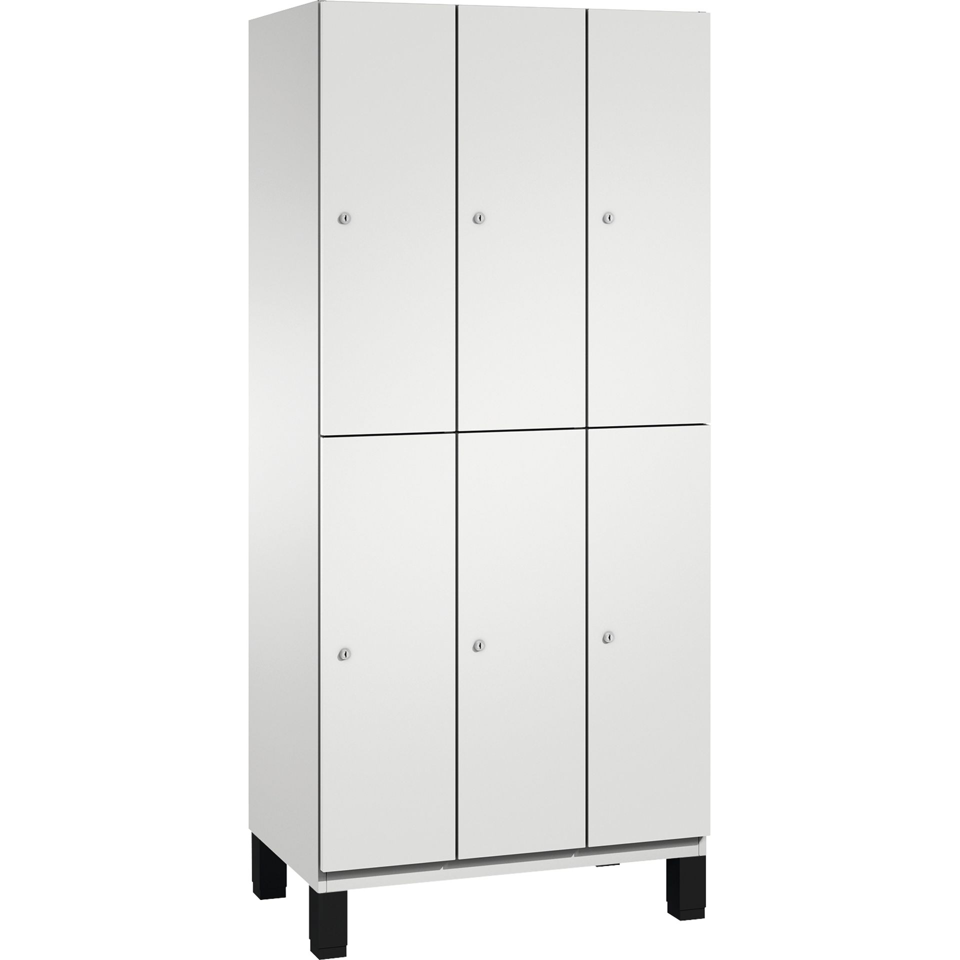 Doppelstockspind Füße 6Fächer B900mm lgr/lgr