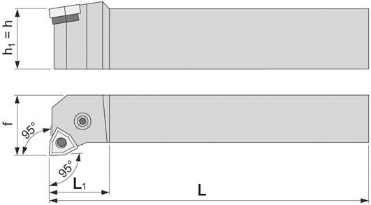 ISO-Klemmhalter PWLNL 2525 M 08 FORMAT