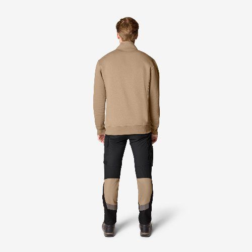 FHB Sweatjacke EUGEN beige - Gr. S