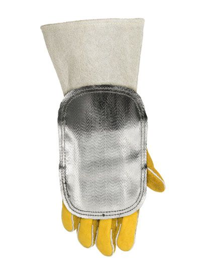 Hochhitzefester, aluminisierter Handschutz