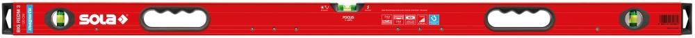 Magnet-Wasserwaage LM Big REDM 3 120cm pulverbeschichtet Sola