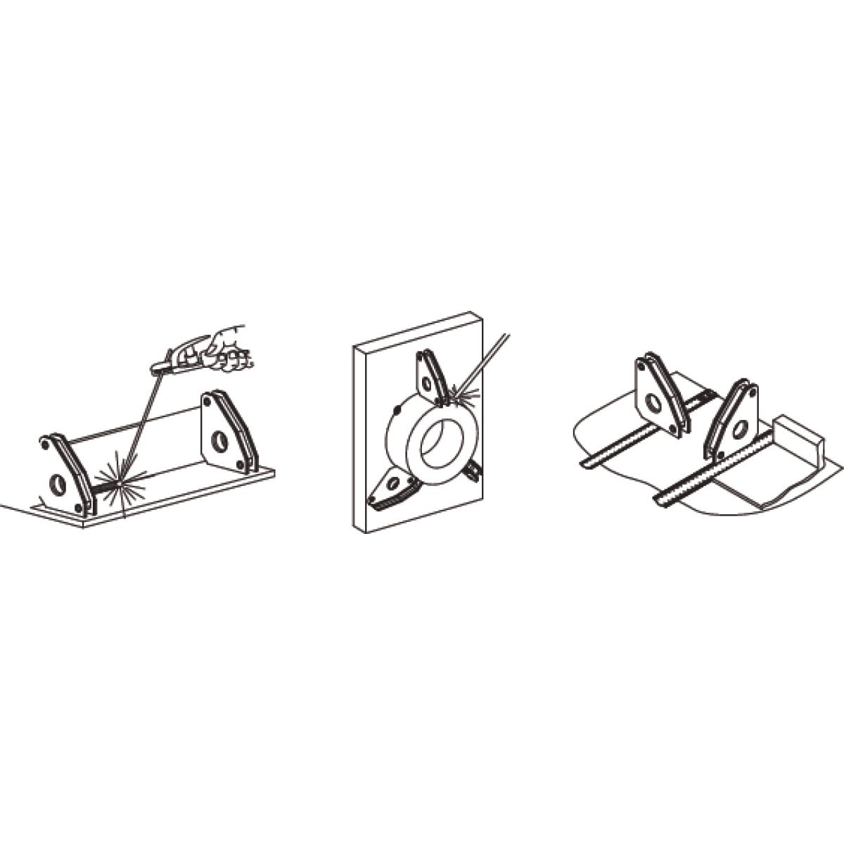 Permanent-Schweißwinkelmagnet Schweisskraft MSWM 10
