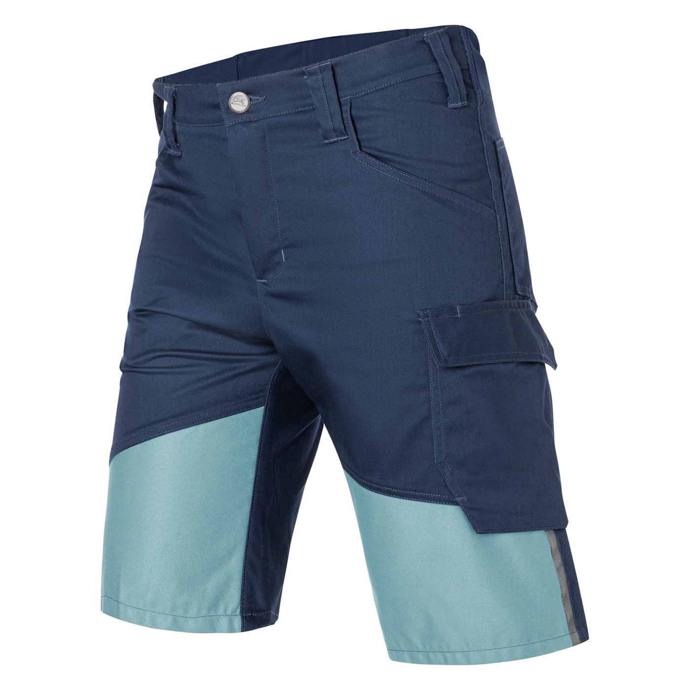 KÜBLER REFORCE Shorts dunkelblau/eisblau Gr. 40N