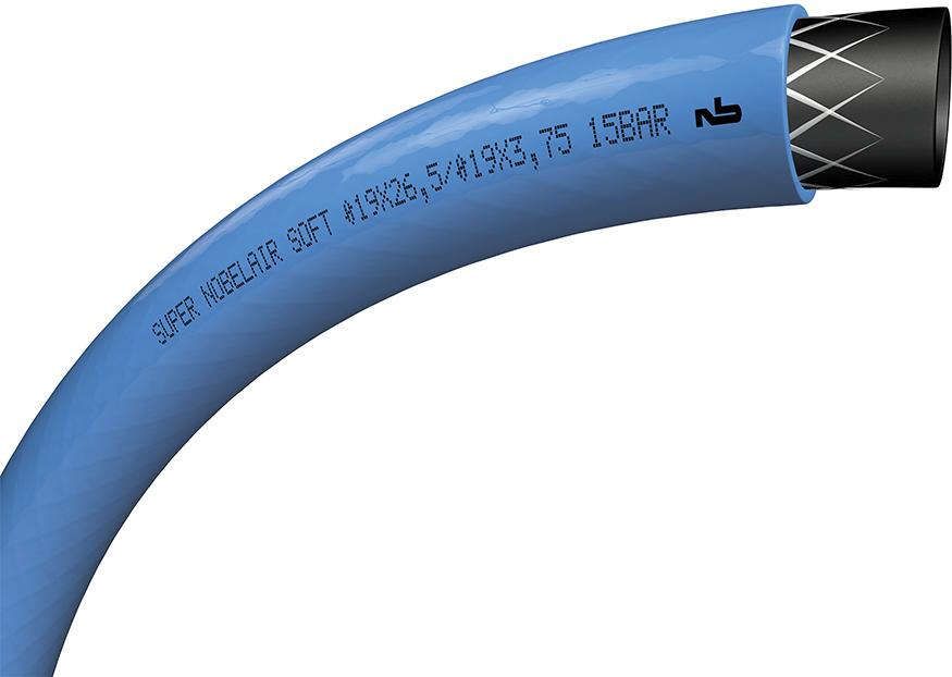 Druckluftschlauch Super Nobelair Soft, PVC 9x2,75mm, 50m Tricoflex