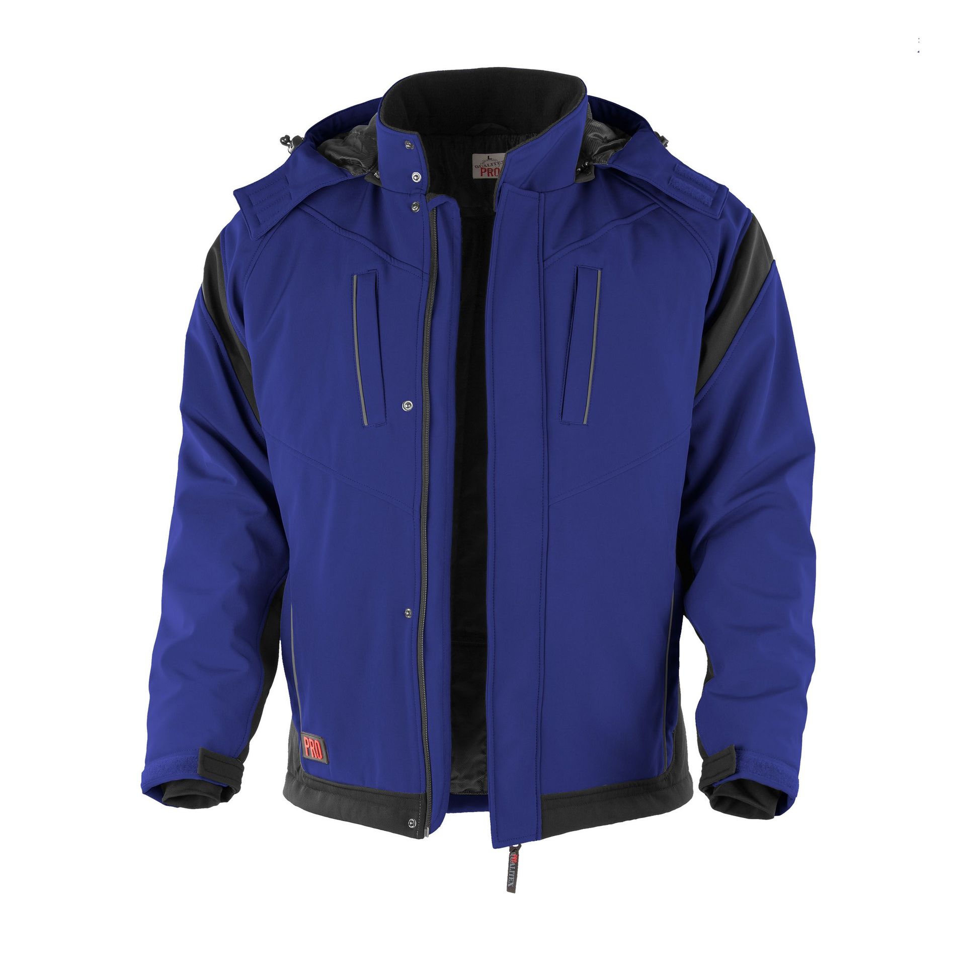 Qualitex Softshelljacke "PRO" PRO Winter, kornblau/schwarz, Gr. S