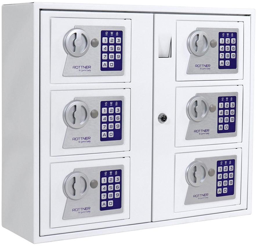 T05380 Keysystem 6 EL Elektronikschloss Weiss