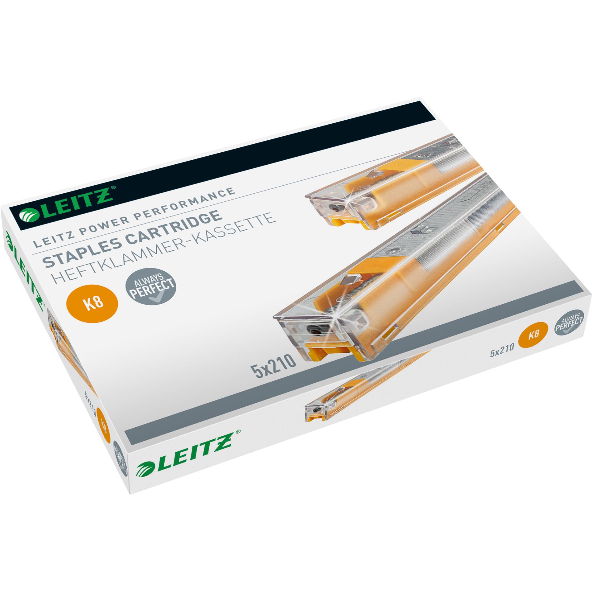 Heftklammerkassette K8 verzinkt 5x210 St/Pack.