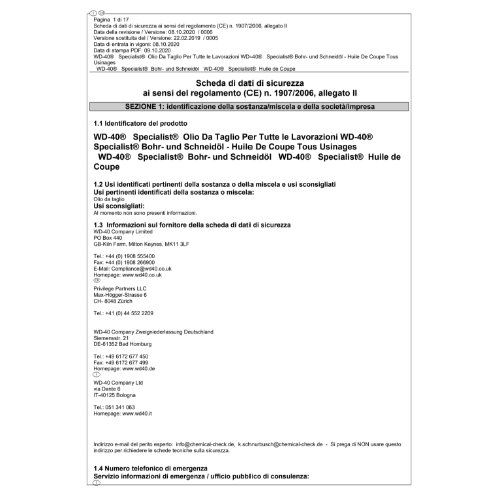 Bohr- und Schneidöl Smart Straw 400ml WD-40 WD-40 SPECIALIST