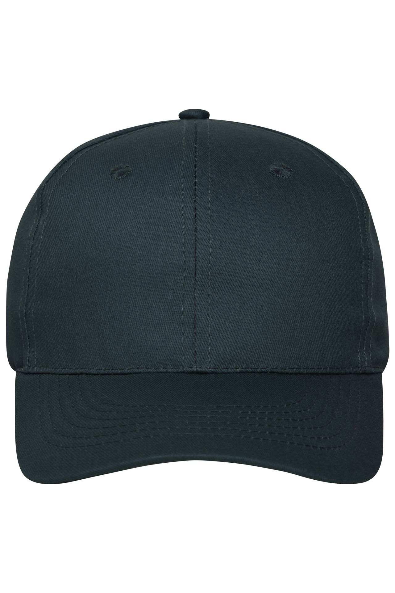 6 Panel Cap mit ungebürsteter Oberfläche