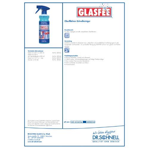 GLASFEE Flasche mit Sprühkopf 500 ml