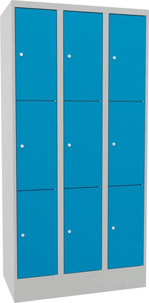 PAVOY Schließfachschrank mit Sockel B900xT500xH1850mm