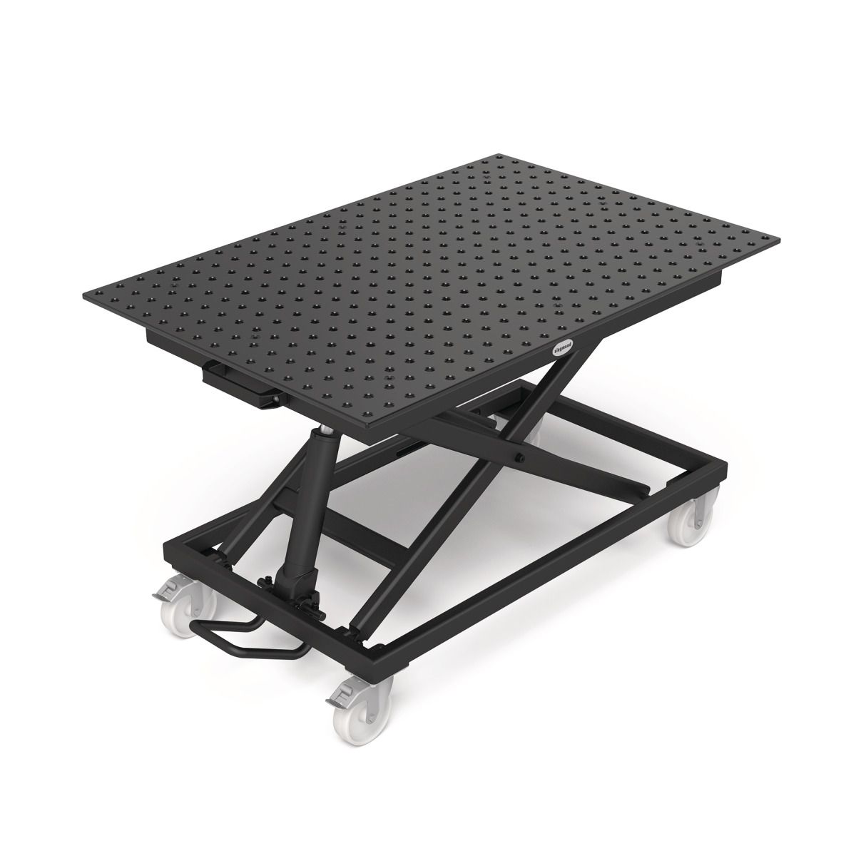 Hubtisch Schweisskraft mobil, inklusive Lochplatte 1200x800x12