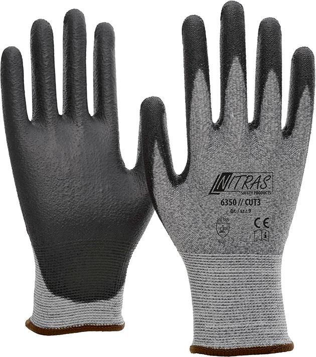 Schnittschutzhandschuh, Nitras Cut 3, Gr.2XL Nitras