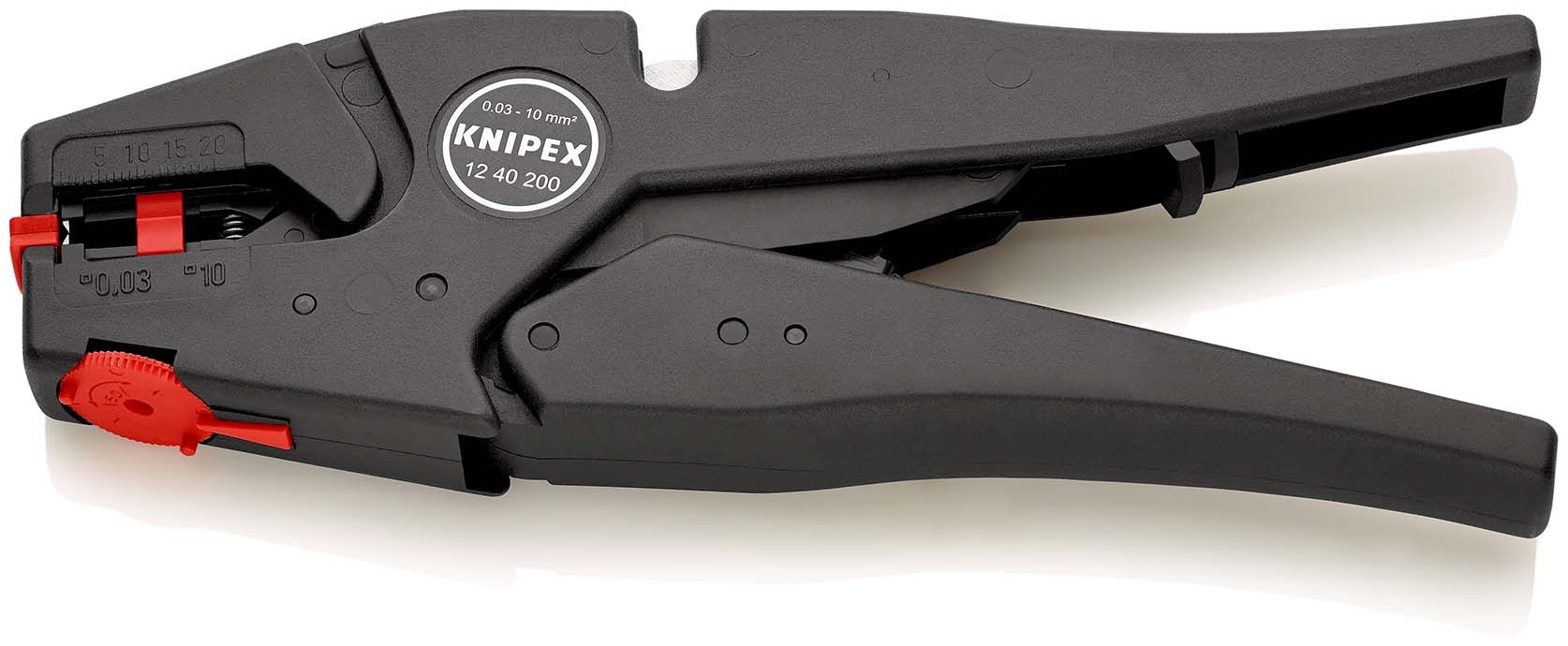 KNIPEX EvoStrip Selbsteinstellende Abisolierzange 200 mm