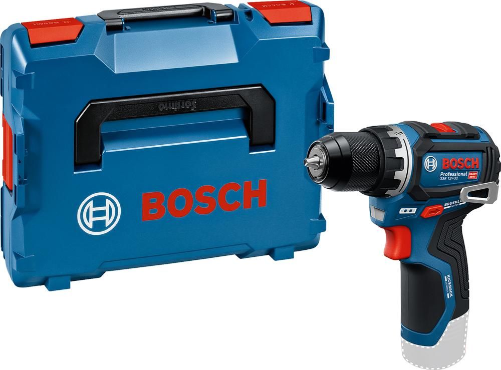 Akku-Bohrschrauber solo GSR 12V-32 ohne Akku ohne Ladegerät L-Boxx